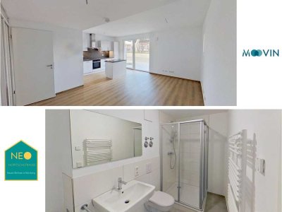 ++ ERSTBEZUG: Moderne 4-Zimmer-Wohnung mit Terrasse, 2 Bädern und EBK im Neubauprojekt NEO ++