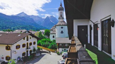 Großzügige Dachgeschosswohnung in der Fußgängerzone von Garmisch