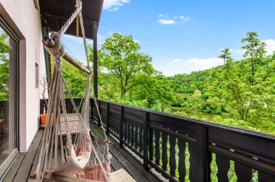 Idyllisches EFH mit großem Garten am Naturschutzgebiet | Blick auf die Limburg