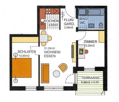 neuwertige 3-Zimmer-Wohnung zur Miete in Schwäbisch Hall-Hessental