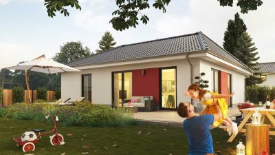 Der Bungalow für jedes Alter – modern und vielseitig. Inklusive Photovoltaik-Anlage.