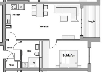 Neubau: 2-Zimmer Servicewohnung in Weilerswist