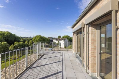 Wohnen mit traumhaften Ausblick - Gehobene Seniorenwohnung mit Dachterrasse am Stauderkreisel