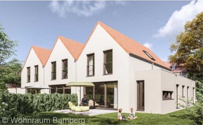 Neubau von Reihenhäusern in zentraler und dennoch ruhiger Wohnlage mit bester Anbindung - Bamberg
