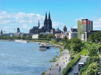 3-Zimmer-Wohnung im Agnesviertel direkt am Rhein mit toller Aussicht