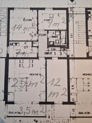 4-Zimmer-Wohnung mit EBK und Balkon in Würzburg