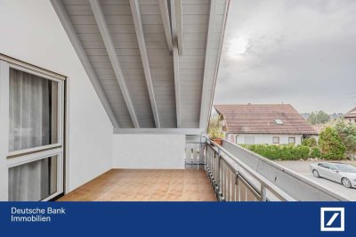 Lichtdurchflutet und gemütlich – 3-Zimmer-Dachgeschosswohnung mit Balkon