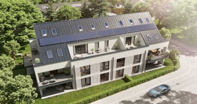 NEUBAU Maisonette-ETW mit Aufzug, 2 Dachterrassen und  Tiefgaragenstellplatz – Nähe Marienbergpark