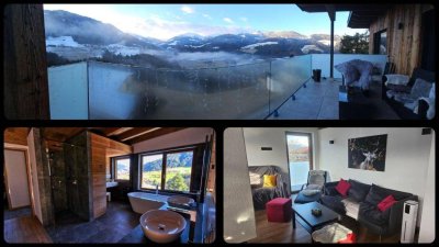 Lichtdurchflutetes Dachterrassen-Apartment mit traumhaftem Alpenpanorama im Hochtal an den Kitzbüheler Alpen