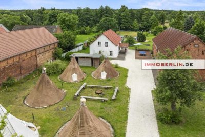 IMMOBERLIN.DE - Idyllisches Wassergrundstück mit Wohn-/Gewerbeanwesen an der Spree