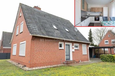 Renoviertes Einfamilienhaus mit Garage und Carport in Westoverledingen