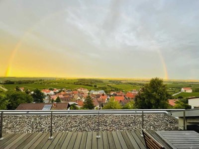 Exklusives Wohnhaus mit Panoramablick über die Rheinebene