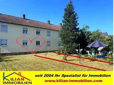 KILIAN IMMOBILIEN! 2 bis 3 ZI. ETW MIT 46 M² IM ERDGESCHOSS EINES 4-P.-HAUSES IN ROTH! GARTEN * EBK