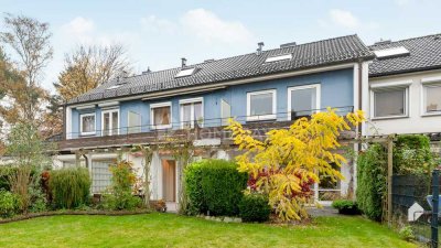 Gepflegtes RMH mit Westterrasse, Balkon & Garten | 2 Bäder | Sauna | Ruhiges Wohnquartier