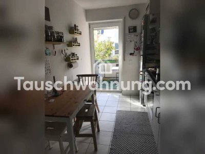 Tauschwohnung: Helle 3-Zimmer-Wohnung im Vauban gegen 4-Zimmer im Vauban