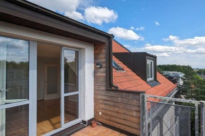 Sonnige 2-Zi.-Dachterrassenwohnung in Ramersdorf inkl. Duplexstellplatz