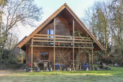 Ankommen und wohlfühlen im gemütlichen Holzhaus in naturnaher Lage von Hamburg