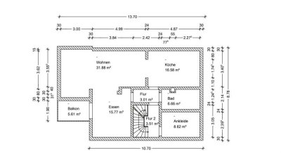 Schöne helle Maisonette Wohnung