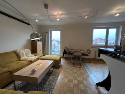 helle 2-Zimmer-Wohnung im Naherholungsgebiet der Isar