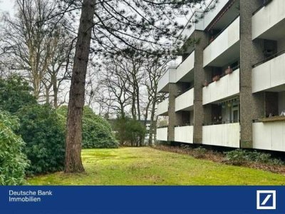 Helle Wohnung mit großem Südbalkon - 2 Zimmer -  Unverbaubarer Blick ins Grüne