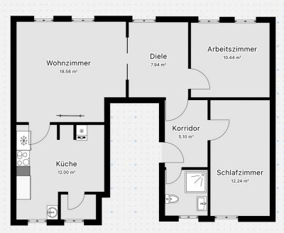 Nachmieter für Günstige 3-Zimmer-Wohnung in Lüchow gesucht