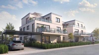 Neubau in Toplage! 3-Zi-Penthouse-Wohnung  mit Dachterrasse in Dreieichenhain