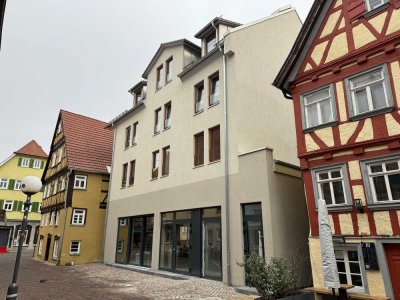 Möbliertes 1-Zimmer-Neubau-Apartment in bester gesuchter Innenstadtlage von Aalen / Ostalbkreis