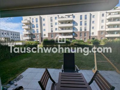 Tauschwohnung: Moderne Gartenwohnung am Stadtrand