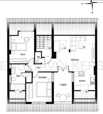 ***PROVISIONSFREI*** 3-Zimmer-Dachgeschosswohnung mit gehobener Innenausstattung in Dortmund