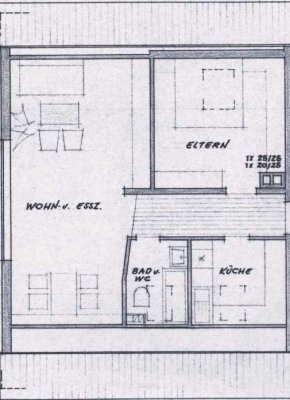 2-Zimmer DG-Wohnung mit Einbauküche in Gerlingen