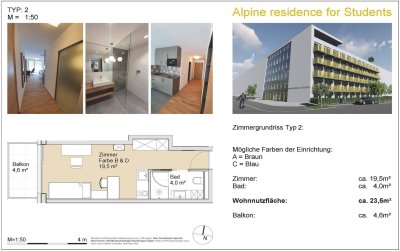 Alpine Resindence for Students - Einzeappartements