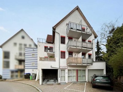 Kapitalanlage in Bisingen: Vermietete 2-Zimmer-Wohnung mit zwei Balkonen und Garagenstellplatz