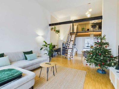 Loftartige 2-Zi-Wohnung mit Einbauküche auf dem Schaeffler Areal