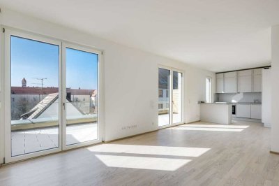 Lichterfüllte 3-Zimmer-Dachterrassen-Wohnung in zentraler Lage