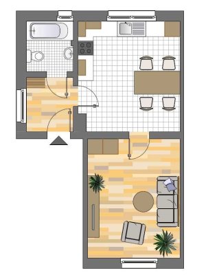 1-Zimmer-Wohnung in Herten Westerholt für eine Person