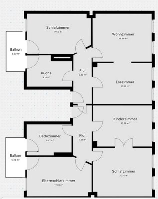 Erstbezug nach Sanierung mit Balkon: Geschmackvolle 6-Zimmer-Wohnung mit geh. Innenausstattung