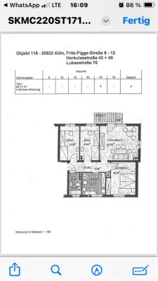 4-Zimmer-Wohnung mit gehobener Innenausstattung mit Balkon und EBK in Köln Neuehrenfeld