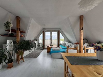 3 Zimmer Dachgeschosswohnung mit Weitblick