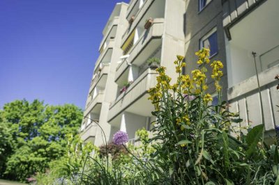 Kleine 2-Raum-Erdgeschosswohnung mit Balkon