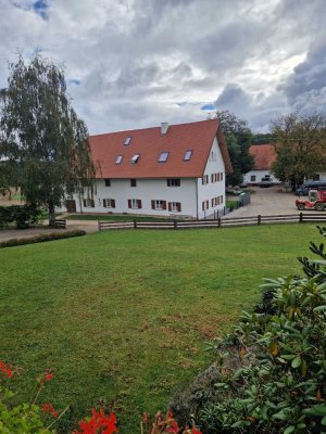 Große helle 2-Zimmerwohnung mit Garten mitten in den westlichen Wäldern bei Gessertshausen