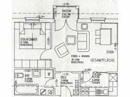 Gepflegte 2-Zimmer-Wohnung mit Balkon in Herxheim bei Landau