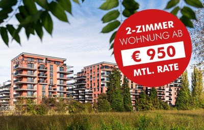 2-Zimmer Gartenwohnung mit Parkblick