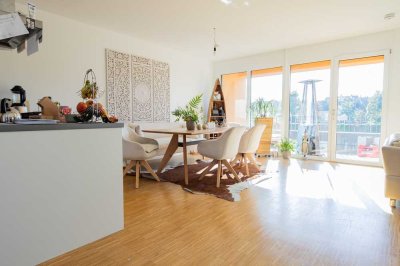 Maisonettewohnung mit Dachterrasse und Weitblick – Stilvoll auf 168 qm, zentrumsnah