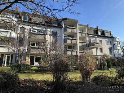 Schöne 2 Zimmer-Wohnung mit Westbalkon und Einzelgarage