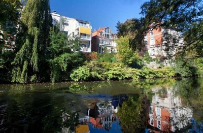 Die beste Lage mit einem Balkon zur Oker