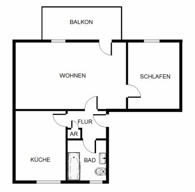 Demnächst frei! 2-Zimmer-Wohnung in Bergkamen Nordberg