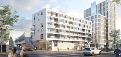 **Helle 1-Zimmerwohnung Neubau mit Balkon in den Westarkaden!**