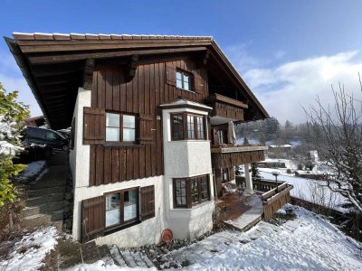 Sensationeller Blick - Sonnige 2 Zi. Wohnung in exponierter Lage von Oberstaufen