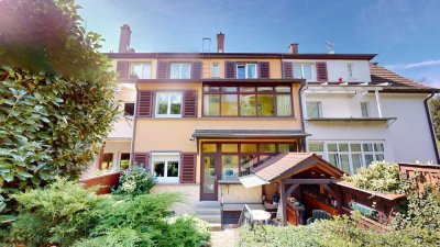 Reizvolles Reihenmittelhaus mit grosszügigem Garten in perfekter Lage am Rosenfelspark in Lörrach