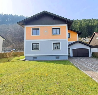 Ein-/Zweifamilienhaus mit Donaublick, Terrasse u. Garten, eigene Bootanlegestelle gegenüber